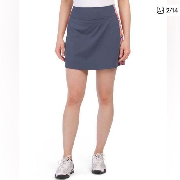 Tommy Bahama Pants - Tommy Bahama Golf Tennis Pickleball Skort Blue Pink Floral Panel